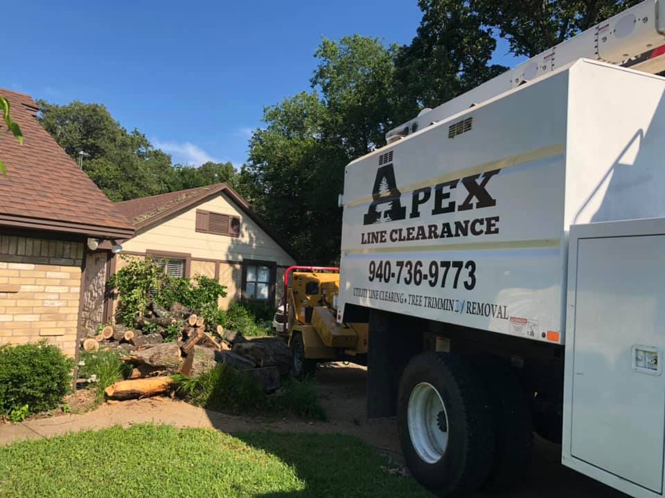 Apex Line Clearance on residential jobsite