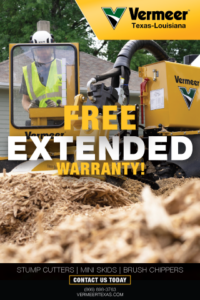 Extended warranty offer for tree care and landscape equipment in 2025